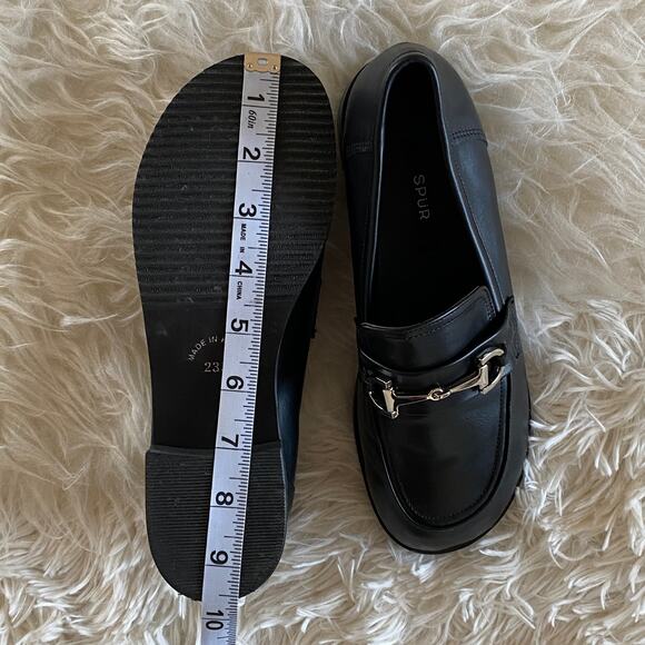 SPUR Vegan Leather Loafers, size 6.5 - Picture 6 of 6